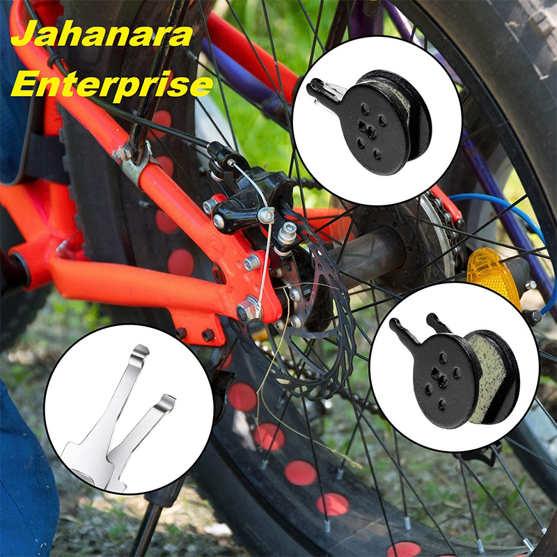 Picture of 2 Pairs Bicycle Bike Disc Brake Pads Compatible with Avid Mechanical BB5, CSC, Kingdom, Promax DC 710, 720, 913, Decipher, Dualtron Ultra, DSK Series, 300,300R, 310, 330, 330R, Render-R ((Resin)