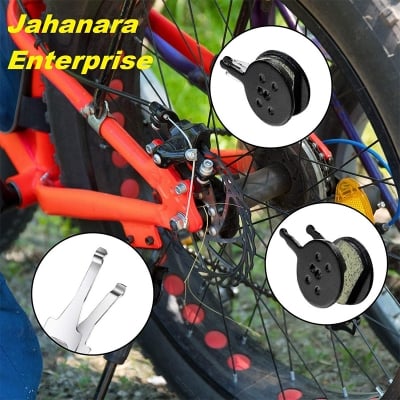 Picture of 2 Pairs Bicycle Bike Disc Brake Pads Compatible with Avid Mechanical BB5, CSC, Kingdom, Promax DC 710, 720, 913, Decipher, Dualtron Ultra, DSK Series, 300,300R, 310, 330, 330R, Render-R ((Resin)