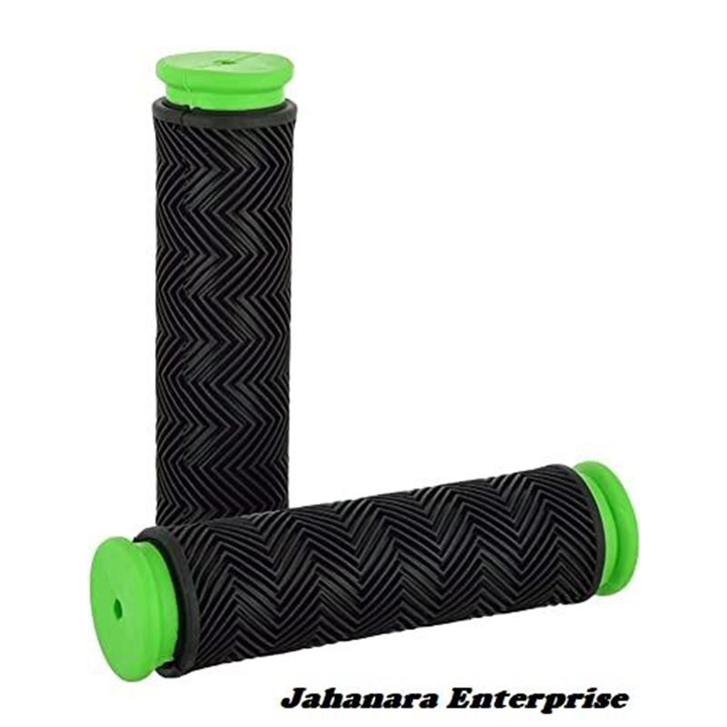 Picture of Bike Handlebar Grips, Soft TPR Rubber (120mm), Bicycle Grip for Bicycle (Green)