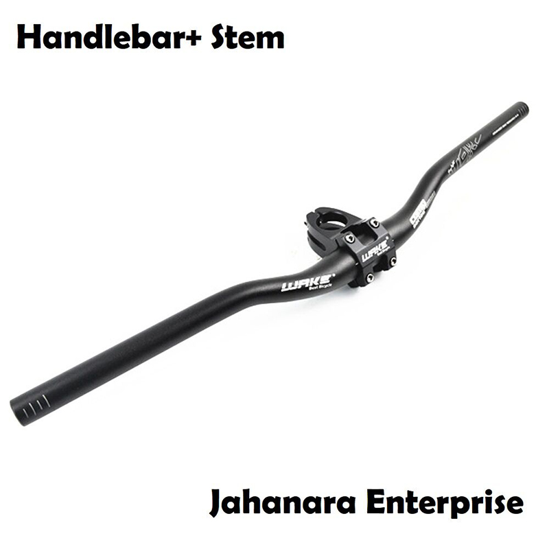 Picture of MTB Bike Handlebar+ Stem Bicycle Handlebar With Stem Combo Offer Black