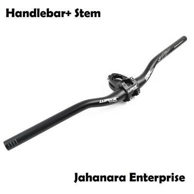 Picture of MTB Bike Handlebar+ Stem Bicycle Handlebar With Stem Combo Offer Black