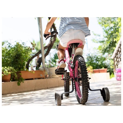 Picture of Cycle Side Supporter Wheel Training Wheels Adjustable Side Support Wheel Set for 12 to 20 inch Bicycle