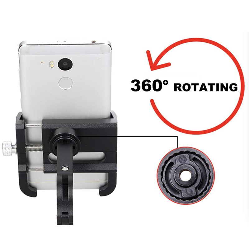 Picture of Motorcycle Raider Mobile Phone Holder Aluminum Alloy Bike Mobile Phone Holder Adjustable  Bike Accessories
