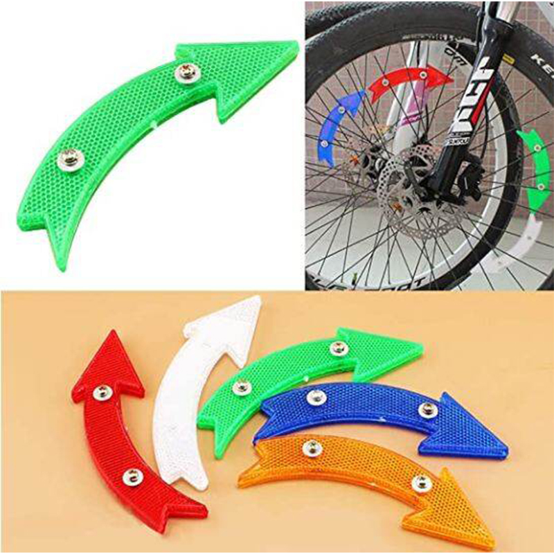 Picture of Bicycle Wheel Light Arrow Shape Waterproof Bike Wheel Light Bike Spoke Light 2 pcs