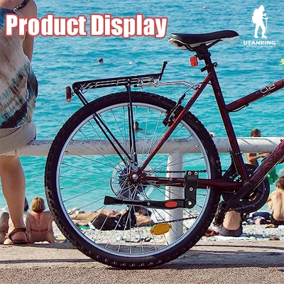 Picture of 20"-29" Bicycle Alloy Aluminum 3 Point Side Stand Kick Stand MTB Tongkat Basikal