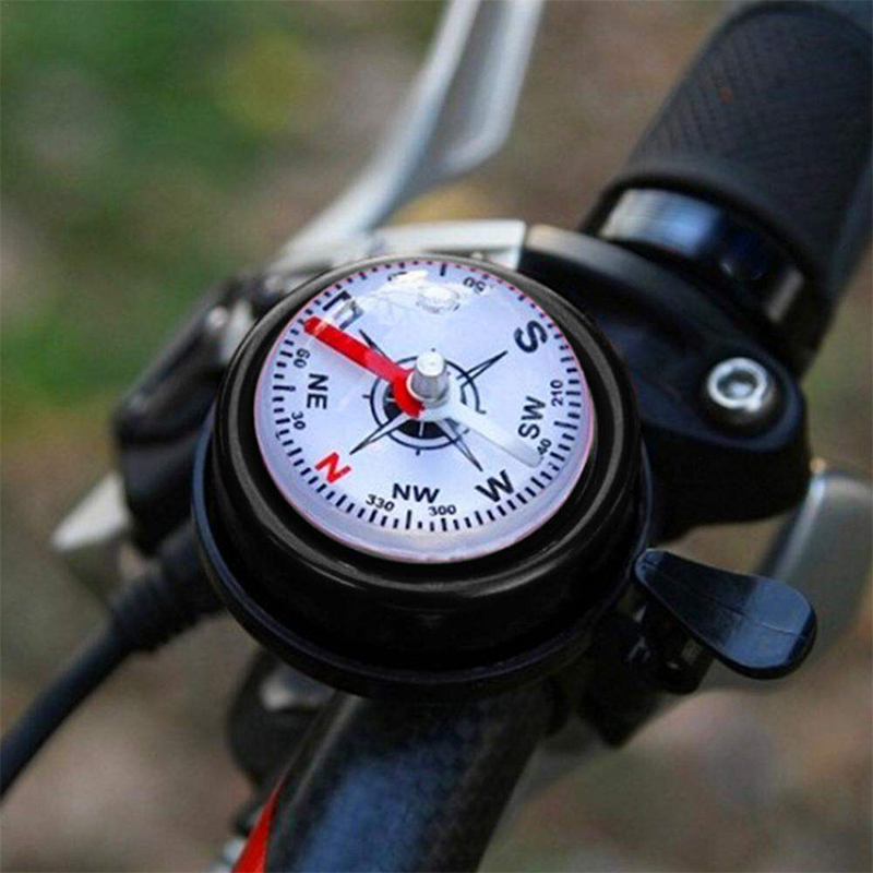 Picture of Compass Bicycle Bell Mountain Bike Aluminum Alloy Compass Bell Horn Car Bell For Bicycle Accessories 1pc