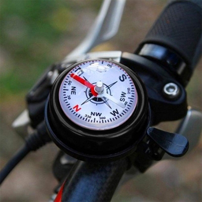 Picture of Compass Bicycle Bell Mountain Bike Aluminum Alloy Compass Bell Horn Car Bell For Bicycle Accessories 1pc
