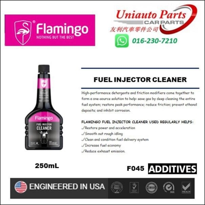 Picture of Flamingo Fuel Injector Cleaner For Motorcycle & Car Bike 250ml (F045) Fuel Gasoline Injector Cleaner Car System Petrol Saver Oil Additive Restore Peak Performance 7.25OZ