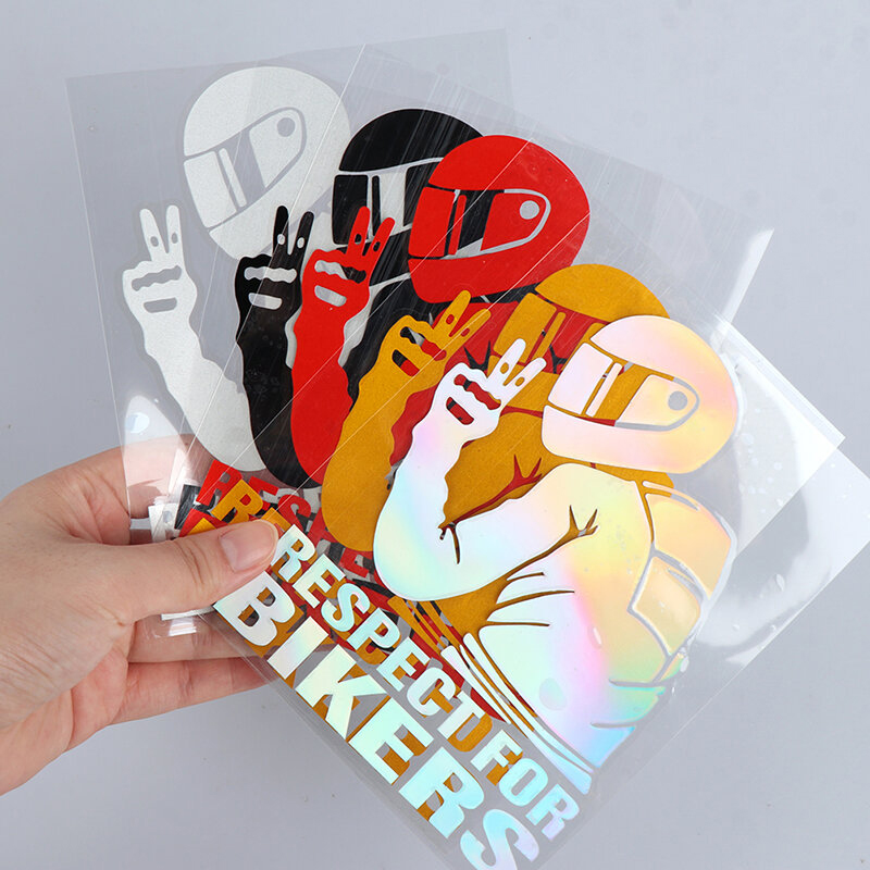 Picture of Respect For Bikers Stylish Bike strikers Decorative-stickers Motorcycle skateboard bicycle bike sticker Stikar