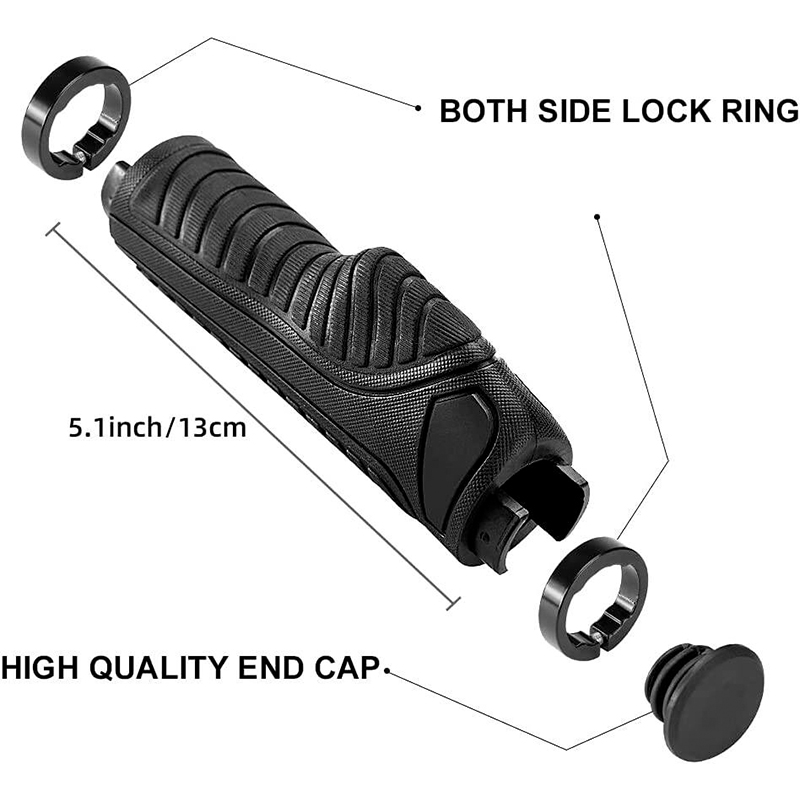 Picture of Mountain Bike Grips Silicone Sponge Bicycle Grips MTB Road Anti-slip Shockproof Handles For Bicycle Ultralight Cycling Handlebar - সাইকেল