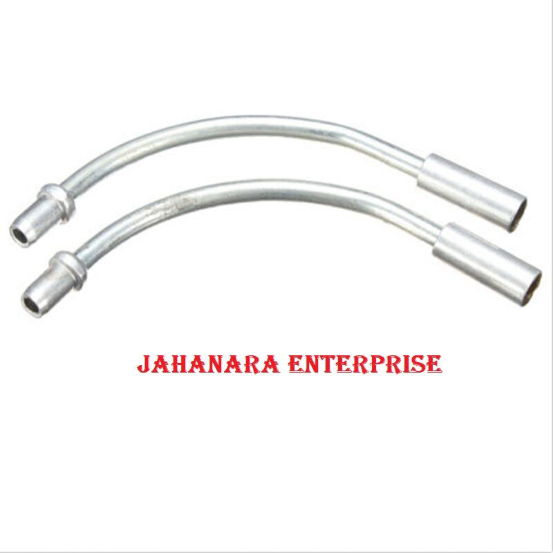 Picture of Bicycle Break Pipe Alloy 110 Degrees Bend Wire Guide Pipe Hose Js Cycling Supplies for Mountain Bike V Brake Noodles Cable Reduce Friction Brake Line 2 pcs
