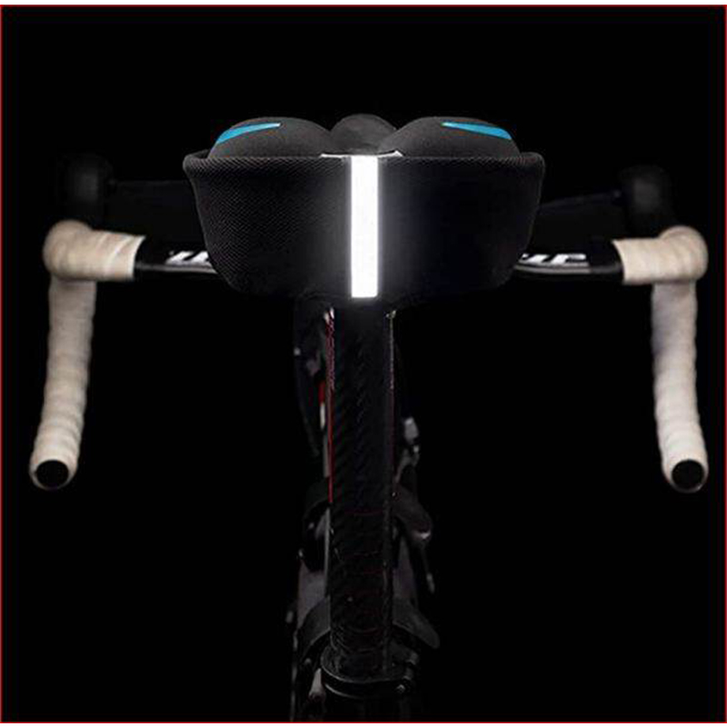 Picture of Gel Bike Saddle Cover, Bike Seat Cushion Bicycle Cover and Reflective Safety Strap, Extra Soft Mountain Cycling Seat Cover Bicycle Accessories