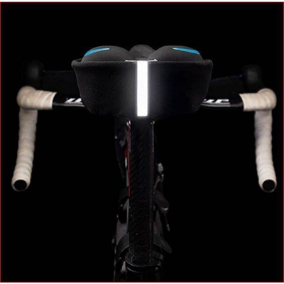 Picture of Gel Bike Saddle Cover, Bike Seat Cushion Bicycle Cover and Reflective Safety Strap, Extra Soft Mountain Cycling Seat Cover Bicycle Accessories