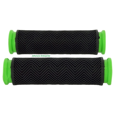 Picture of Bicycle Rubber Round Grips for Bicycle Road MTB Bike Handlebar (Pack of 2, Green)