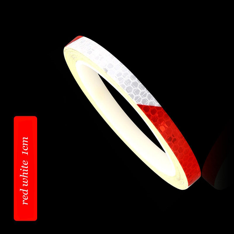 Picture of Bike Car Styling Reflective Fluorescent Stripe Tape Motorcycle Body Rim Wheel Stripe Stickers Reflective Rim Tape 4pc
