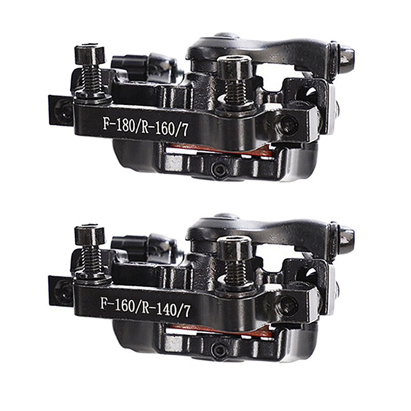Picture of Oil Break Type Bicycle Parts Brakes Front & Rear Hard Break  MTB Mountain Bike Line Pulling Mechanical Disc Brakes Bicycle Parts 1 Pair Bicycle Brake-2pc - সাইকেল