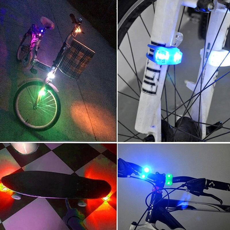 Picture of Bicycle Safety Light Cycling Bike MTB lampu Lajak (3 Mode) 2pc Frog Strobe Tail Rear Light Warning Light Lampu Basikal