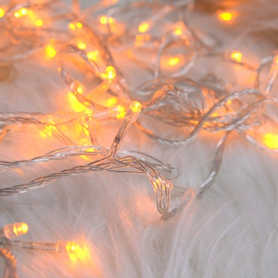 Picture of Party Lights Home Decoration Light 100 Led- Golden, Golden Fairy String Lights Christmas, Eid, birthday, Wedding Festival Party 30 Feets LED Decoration Lights - Fairy Lights