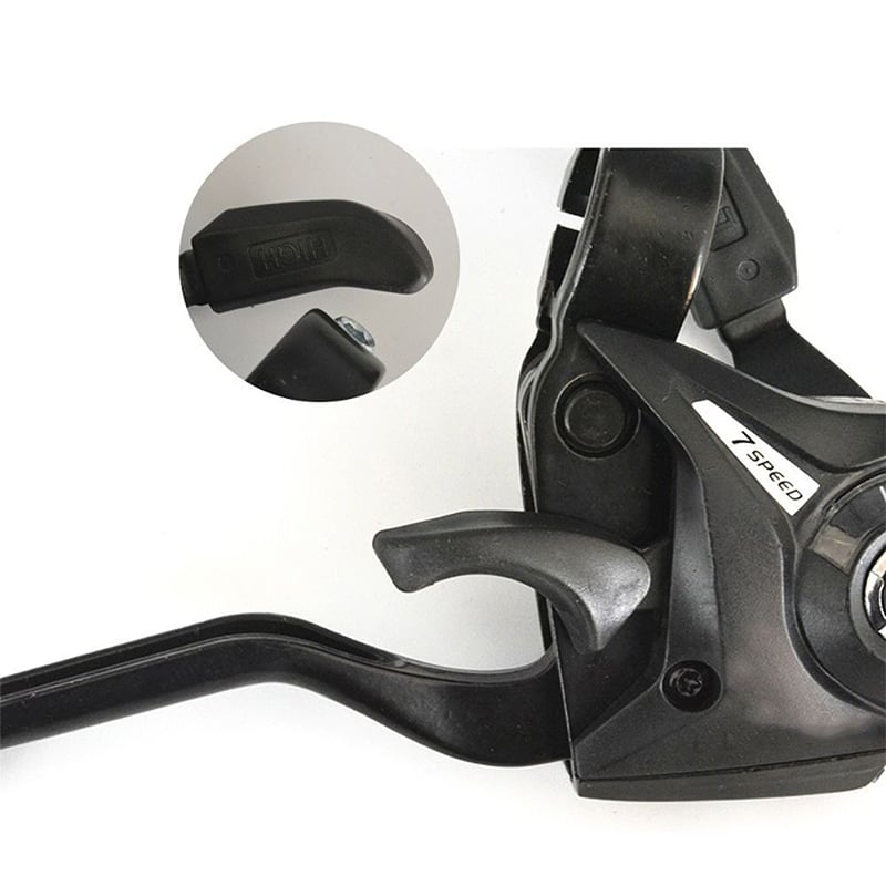 Picture of Shimano 7-Speed Right-Hand Shimano Bike Shift Lever - High-Quality Bicycle Handlebar Control Component