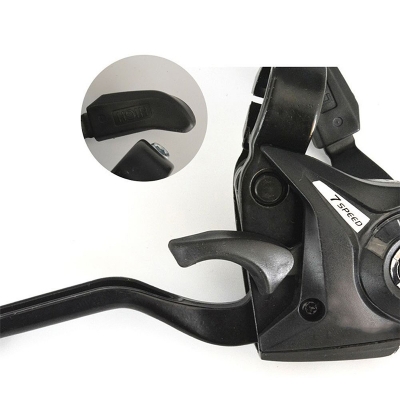Picture of Shimano 7-Speed Right-Hand Shimano Bike Shift Lever - High-Quality Bicycle Handlebar Control Component