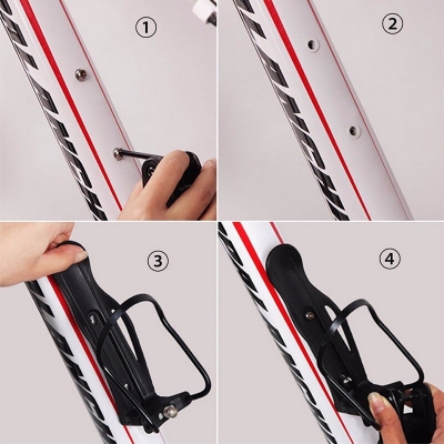 Picture of New Aluminum Alloy Bike Bicycle Cycling Drink Water Bottle Rack Holder Cage - Bike - সাইকেল