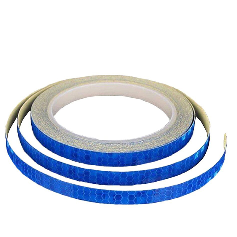 Picture of Bike Car Styling Reflective Fluorescent Stripe Tape Motorcycle Body Rim Wheel Stripe Stickers Reflective Rim Tape 4pc
