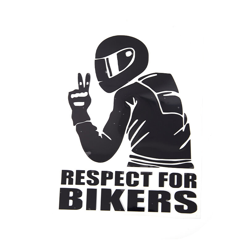 Picture of Respect For Bikers Stylish Bike strikers Decorative-stickers Motorcycle skateboard bicycle bike sticker Stikar