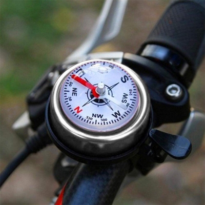 Picture of Compass Bicycle Bell Mountain Bike Aluminum Alloy Compass Bell Horn Car Bell For Bicycle Accessories 1pc