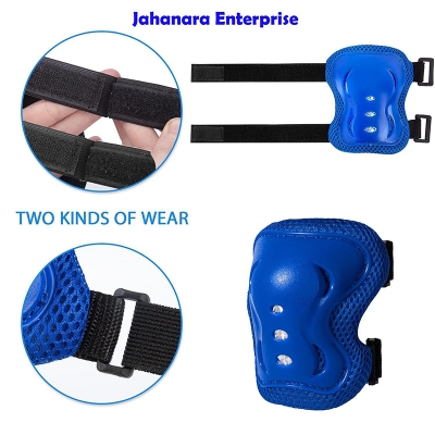 Picture of Knee Pads for Kids/Youth, Knee Pad and Elbow Pads Wrist Guards Protective Gear Set for Roller Skates Cycling BMX Bike Skateboard Inline Skating's Scooter Riding