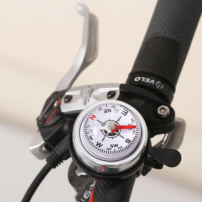 Picture of Compass Bicycle Bell Mountain Bike Aluminum Alloy Compass Bell Horn Car Bell For Bicycle Accessories 1pc