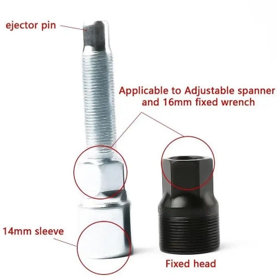 Picture of Bicycle Freewheel Sprocket Removal Repair Tool & Crankset Pedal Remover For Toopre 6/7/8/9/10/11S Mountain Road Bike