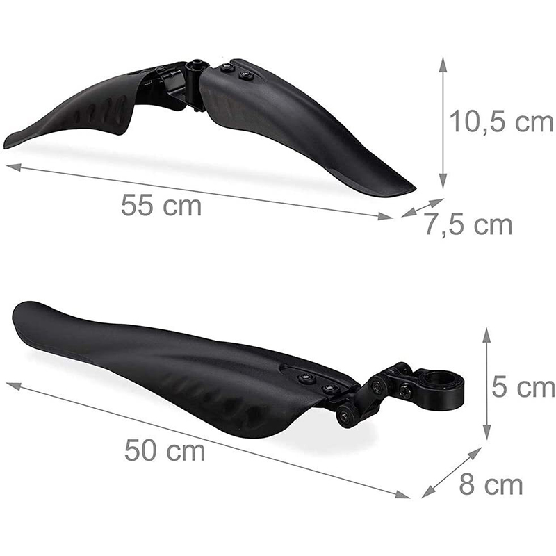 Picture of Bicycle Mudguard Set,Splash Protection for Front & Rear Mudguard for Any Bicycles MTB Mountain Bike Bicycle Accessories 3 pcs