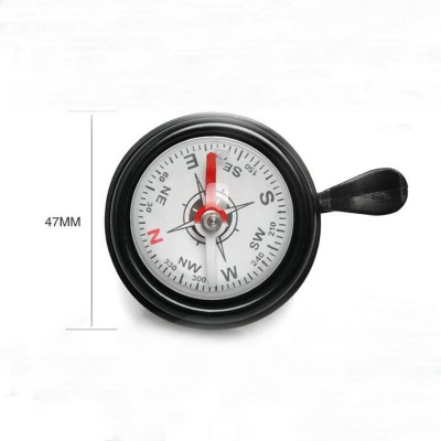 Picture of Compass Bell Clear Sound Awake Bike Horn This Bell is Smooth to The Touch and has Strong Rhythms Black