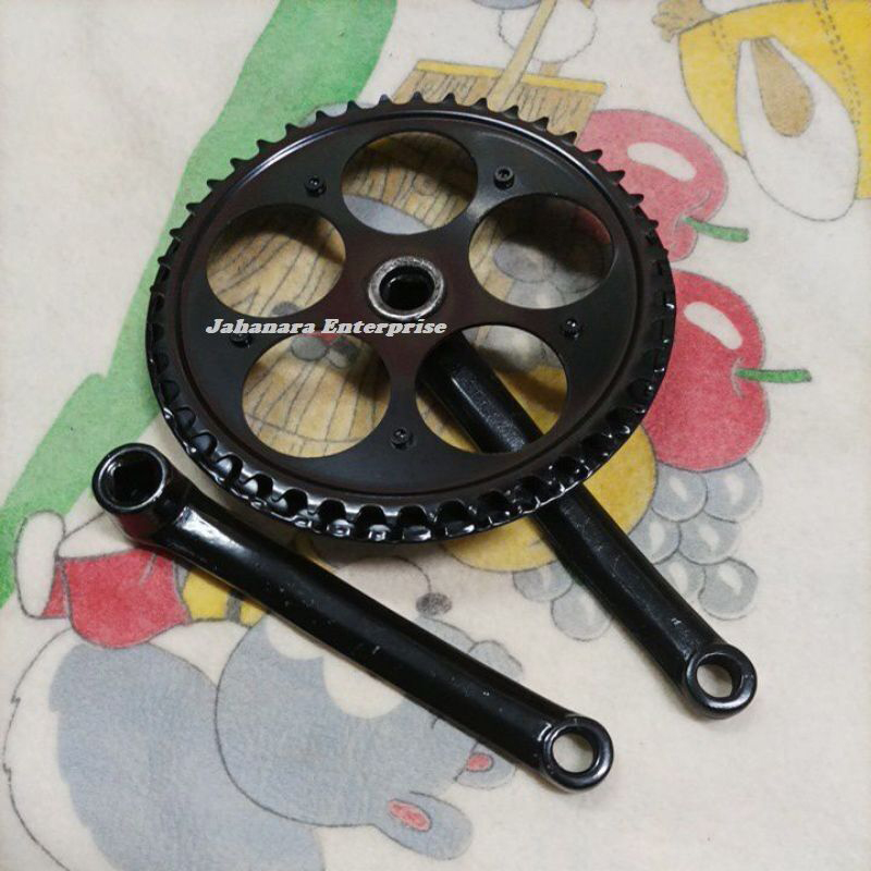 Picture of Cycle Crankset- Cotter Pin less Bicycle Crankset (Black) - সাইকেল