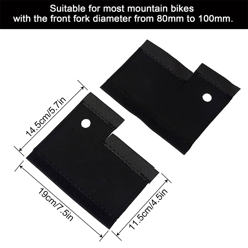 Picture of Bicycle Front Fork Protective Pad Mountain Bike Fork Cover Protector Bicycle Accessories 2pcs