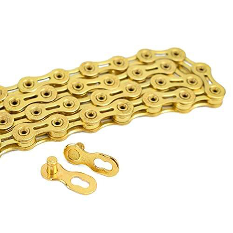 Picture of KMC X9.93 Golden Chain 9 Speed Road & Mountain Bike Chain Bicycle Gear Chain Hi-Performance And X-Durability1/2''x11/128'' Link : 116