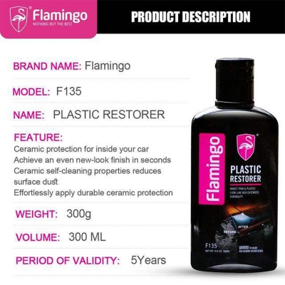 Picture of FLAMINGO Scratch Remover & Plastic Restorer Car Polish(300ml) - Remove light scratches, swirls and haze