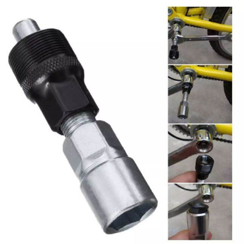 Picture of Bicycle Tools 3pcs Wheel Extractor Bottom Bracket Freewheel Remover Tools Crankset Remover Repair Tool 3 Pcs Set