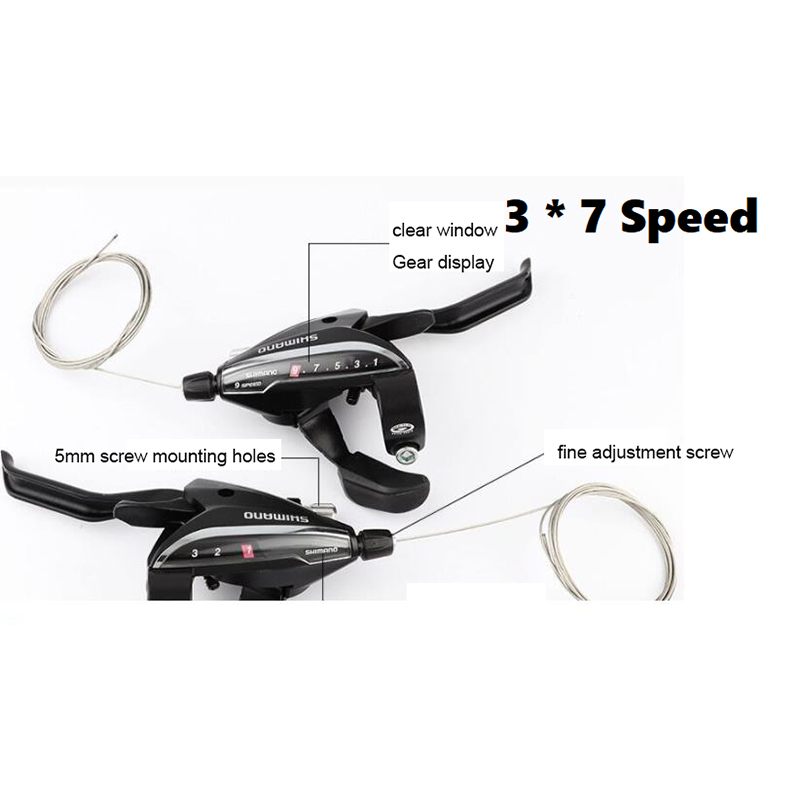 Picture of Bicycle Derailleur 3 * 7 Speed Shift Lever & Brake Lever Conjoined DIP 21-Speed MTB Mountain Bike Shifter ST EF500 EF51