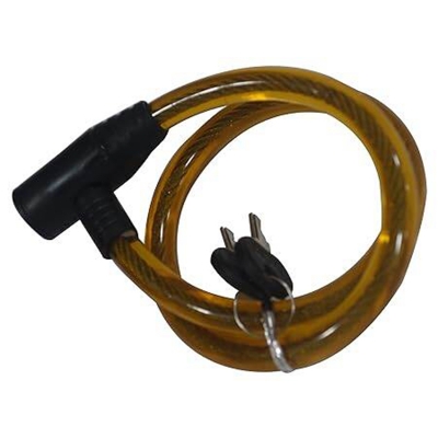 Picture of Heavy Duty Helmet Lock Anti-Theft Multipurpose Steel Cable Safety Lock with 2 Keys for Bike, Bicycle & Cycle