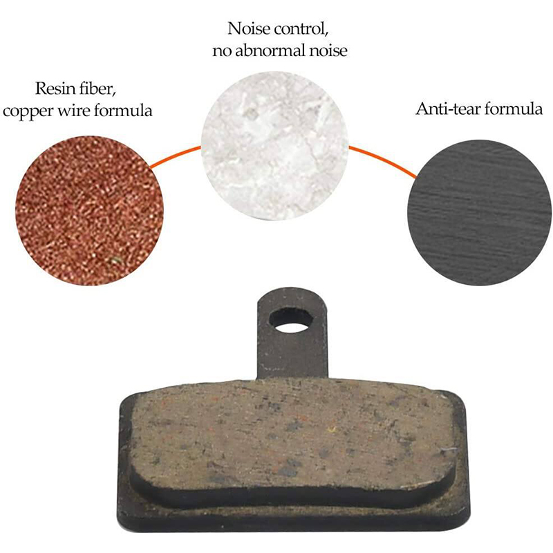 Picture of Bicycle Disc Brake Pads and spring, (4 pcs Pads+2pcs Spring) Oil Brake Shoe