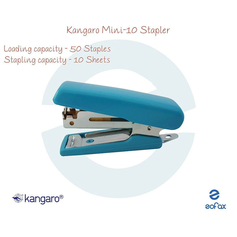 Picture of Kangaro Stapler Machine With 1000 Pcs Stapler pin Free (Indian, Mini-10)