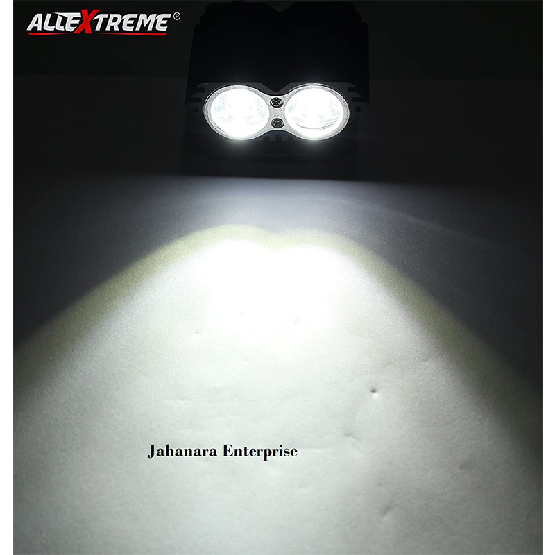 Picture of 2 LED Owl Eye Waterproof CREE LED Fog Light with High Beam/Low Beam Function for Bike/Motorcycle and Cars (20W, Black, 1 PC)