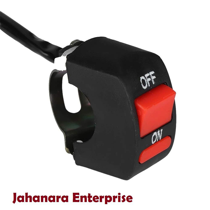 Picture of Handlebar Mounting Switch DC 12V Fog Lamp Switch for Head Light Electrical System (Red)