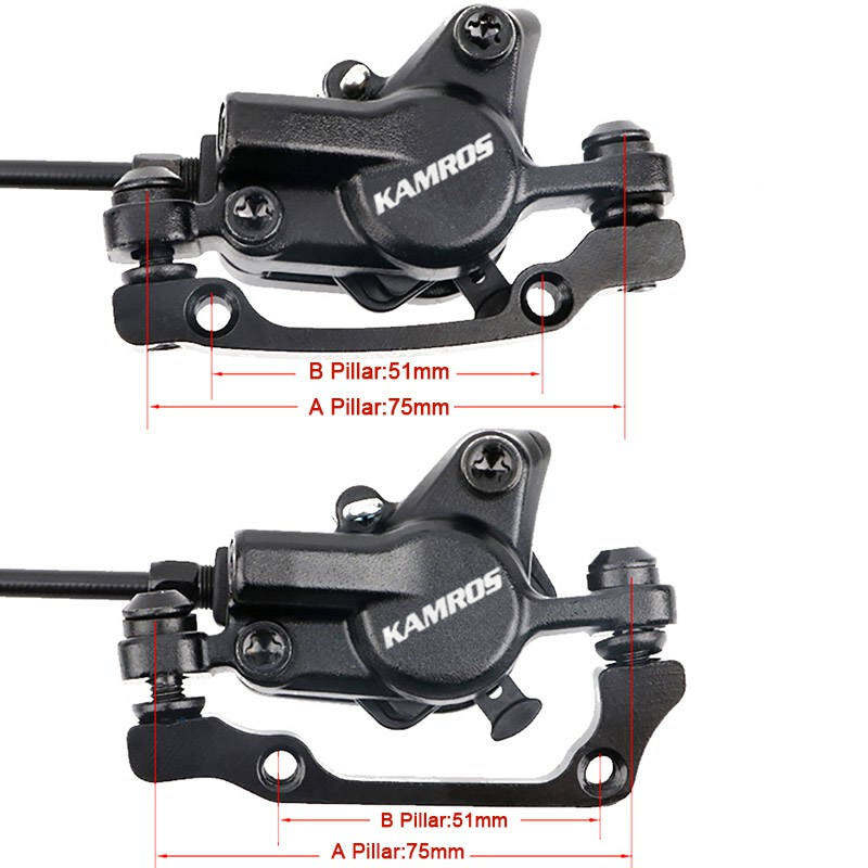 Picture of KAMROS HYDRAULIC BRAKE SET WITH ROTOR DISC (COMPLETE SET)