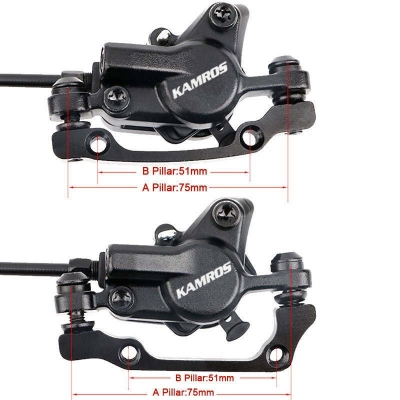 Picture of KAMROS HYDRAULIC BRAKE SET WITH ROTOR DISC (COMPLETE SET)
