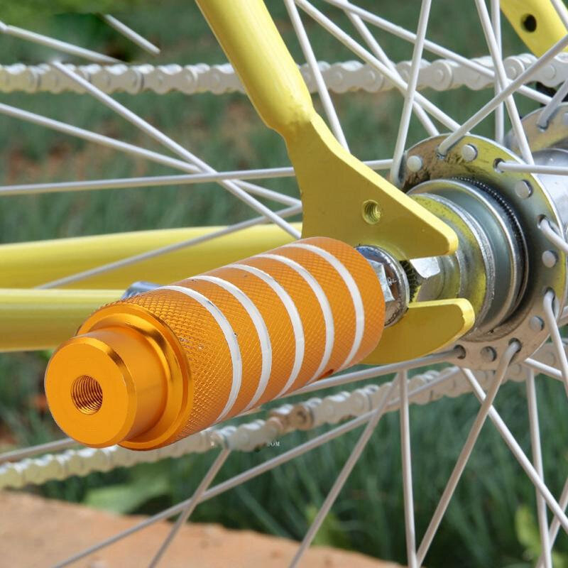 Picture of Aluminum Foot Pegs Big Size BMX Cycling Rear Stunt Pegs Foot Pedals 2 pcs Bicycle Accessories