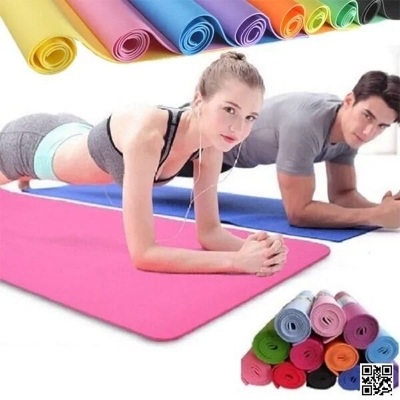 Picture of Yoga Mat, Eco Friendly Anti-Slip Exercise Yoga Mat সাইজঃ লম্বা-68ইঞ্চি, আড়ে-24ইঞ্চি