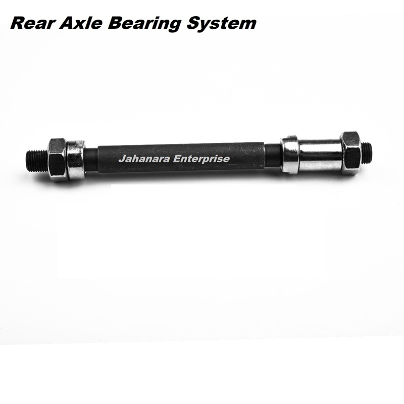 Picture of Bicycle Hub Rear Axle Bearing System Steel Wheel Hub Hollow Spindle Shaft Axle Bike Cycling Supplies Accessories145mm 1pc - সাইকেল  