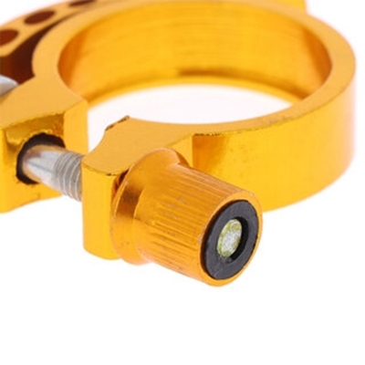 Picture of Aluminum Alloy Mountain Bike Seatpost Clamp, Quick Release Cycling Seat Tube Clip, Bicycle Accessories